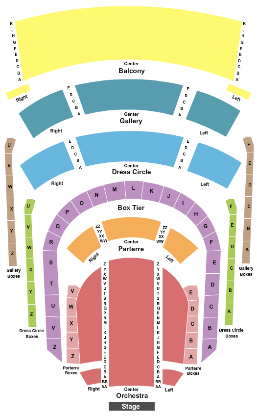 Smith Center The Nutcracker Seating Chart